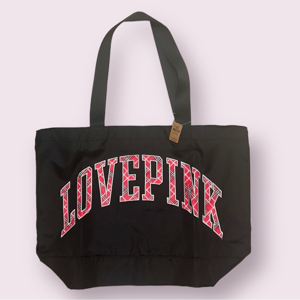 NWT Victoria’s Secret PINK Weekender Tote Bag - Black
